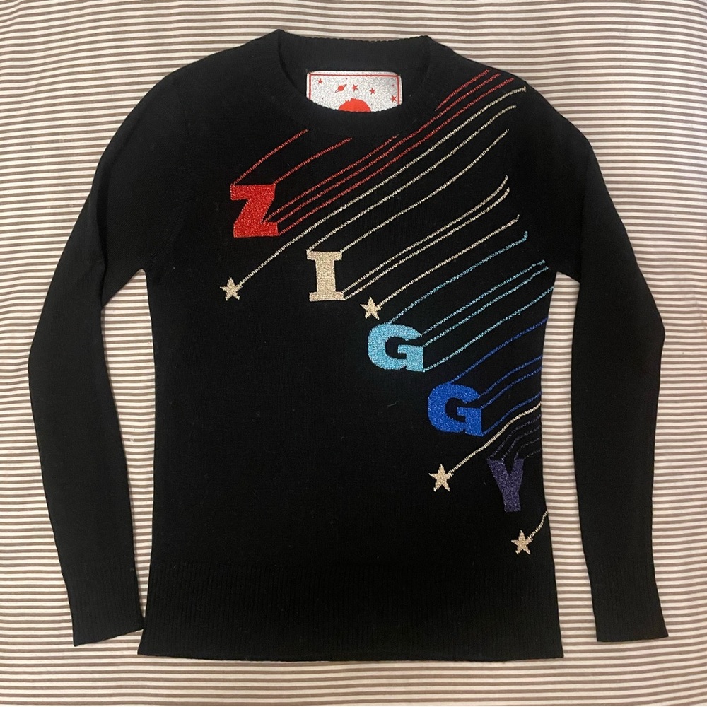 Stoned Immaculate x David Bowie Ziggy Stardust sweater